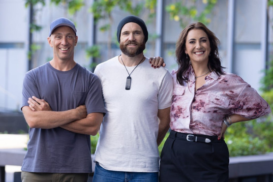 Fletch, Vaughan and Hayley Live