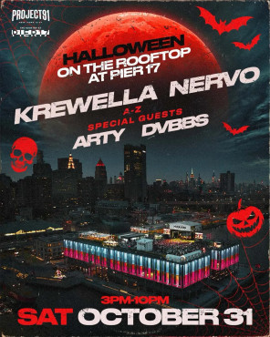 Rooftop at Pier 17 Halloween