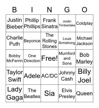Music Bingo