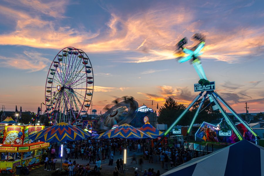 The Grandstand At The Great Frederick Fair